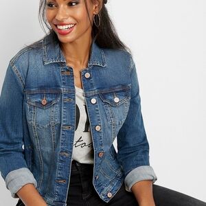 Maurices Medium Blue Denim Jean Jacket